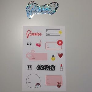 Glossier Holiday Stickers!!